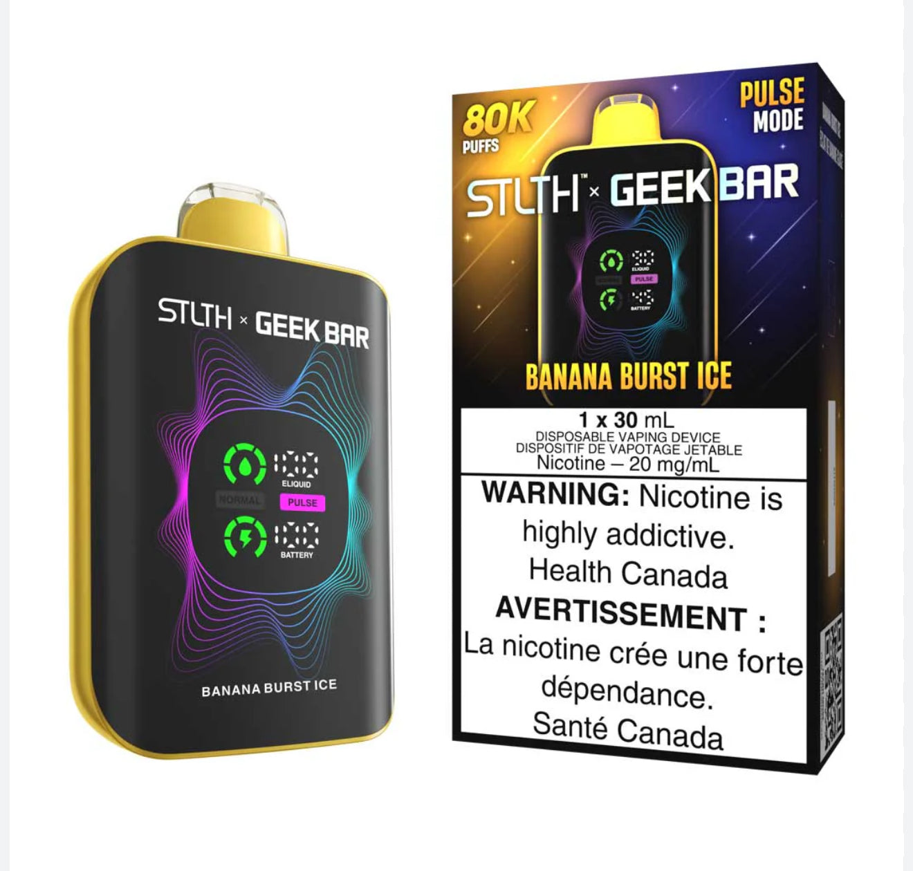 STLTH X GEEK BAR 80K - PUFFS, NEW!!!!