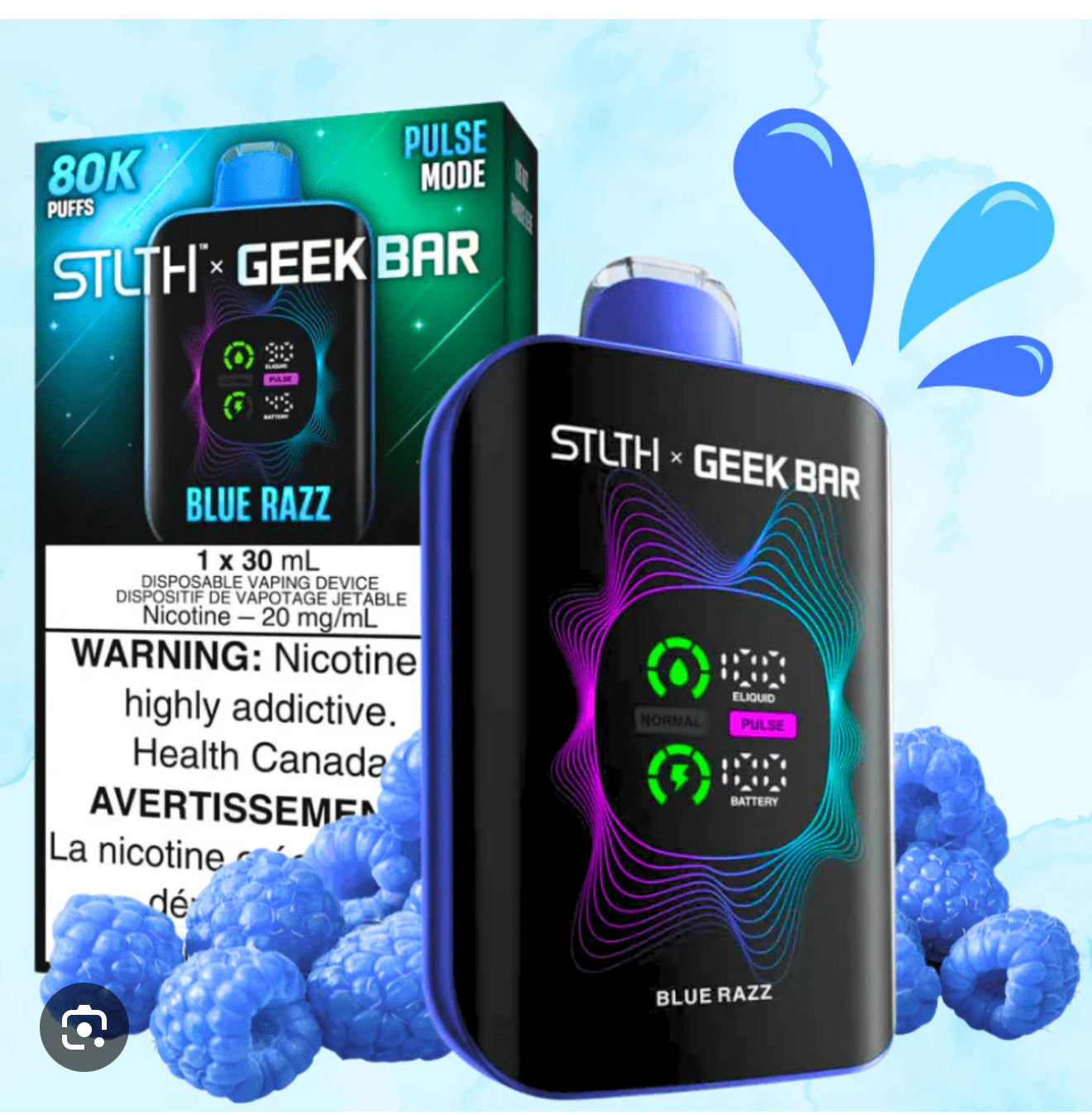 STLTH X GEEK BAR 80K - PUFFS, NEW!!!!