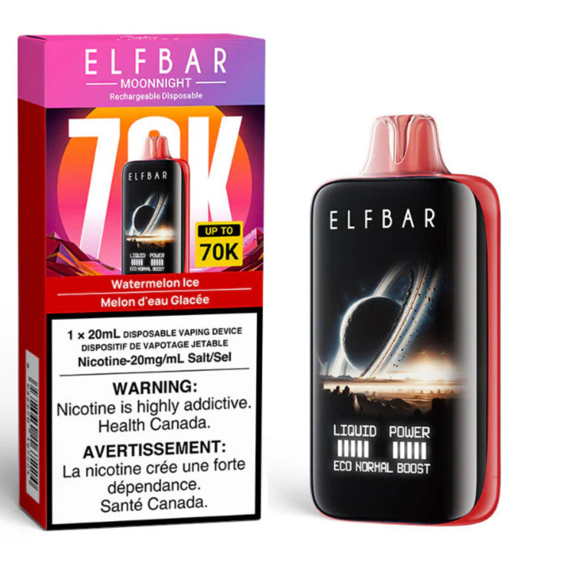 ELF BAR MOONNIGHT 70K - disposable vape