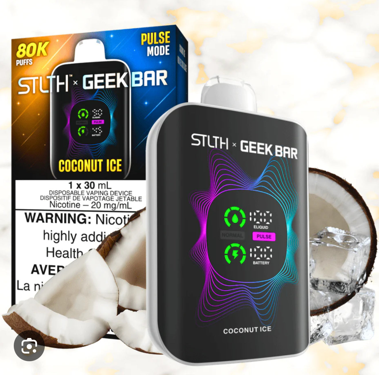 STLTH X GEEK BAR 80K - PUFFS, NEW!!!!