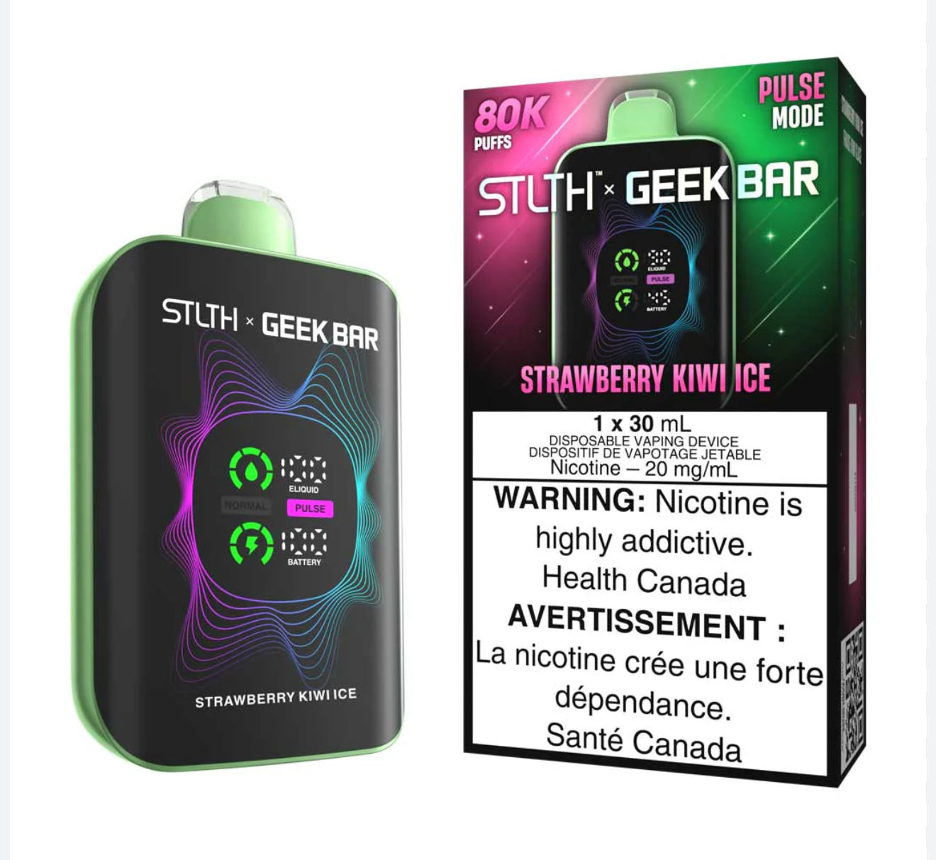 STLTH X GEEK BAR 80K - PUFFS, NEW!!!!