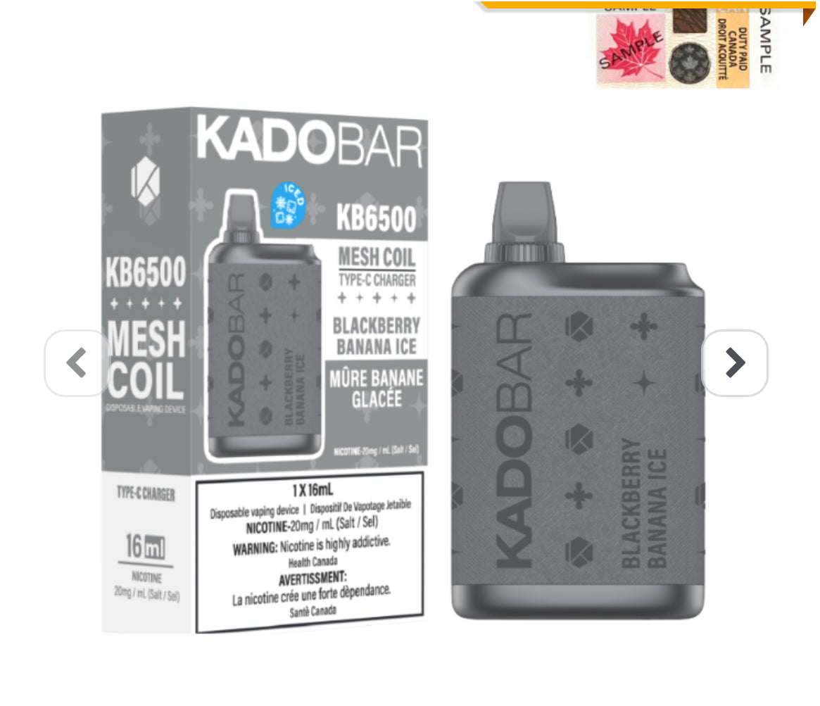 KADO DISPOSALS 6500 Puffs SPECIAL PRICE!!!!!