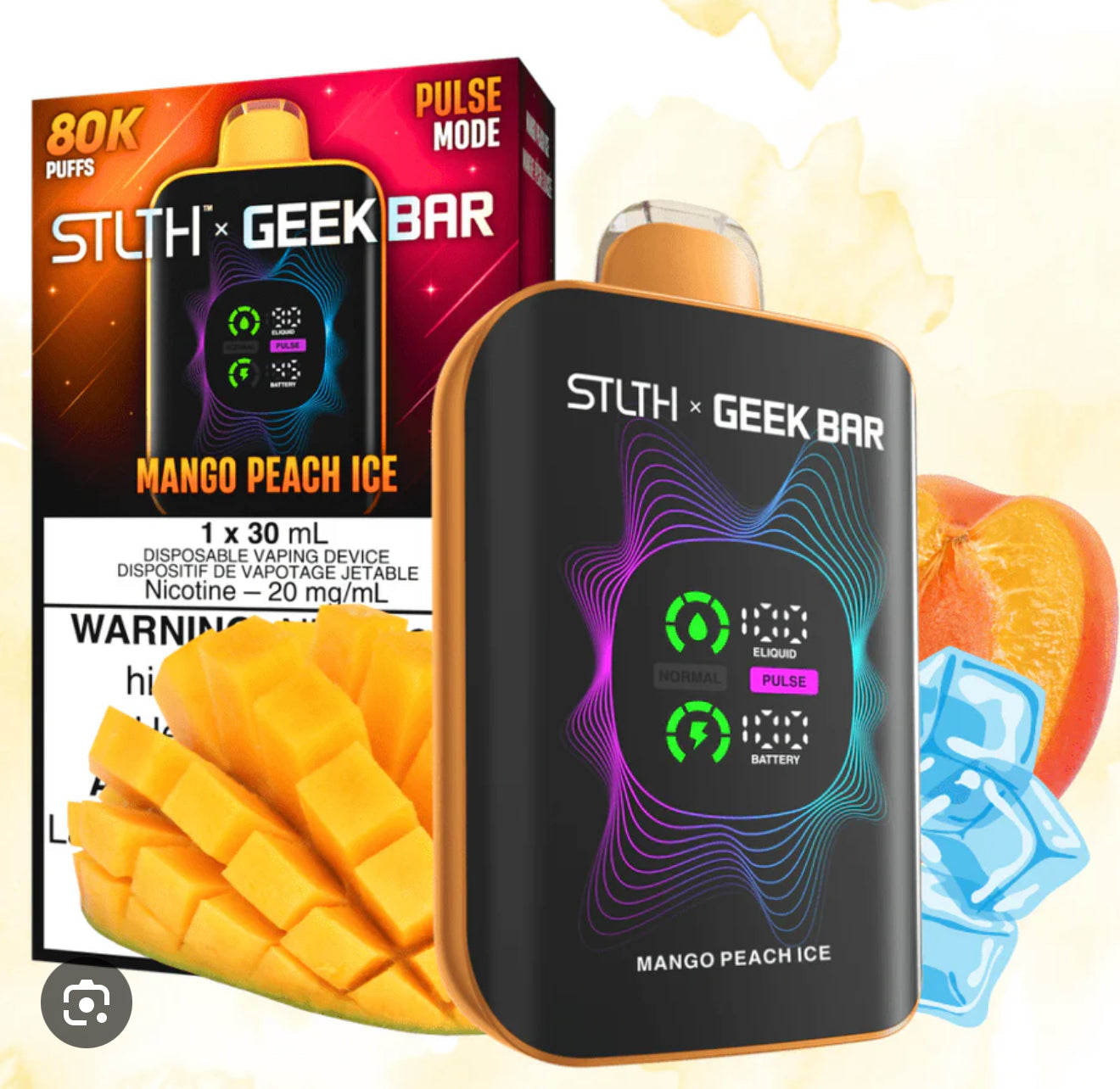 STLTH X GEEK BAR 80K - PUFFS, NEW!!!!