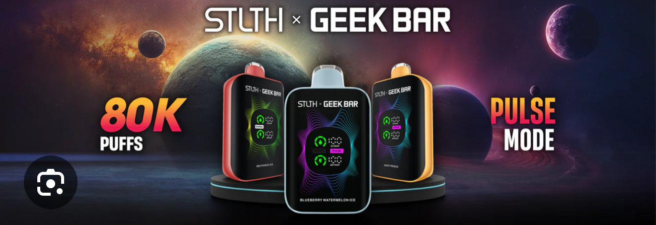 STLTH X GEEK BAR 80K - PUFFS, NEW!!!!