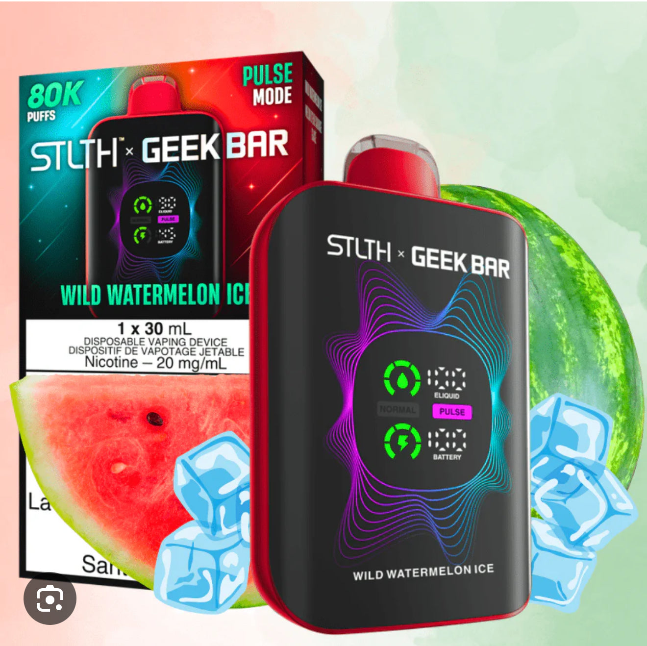 STLTH X GEEK BAR 80K - PUFFS, NEW!!!!