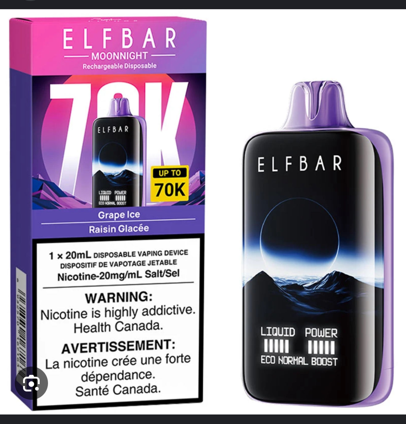 ELF BAR GH 70000 puffs (NEW!!)