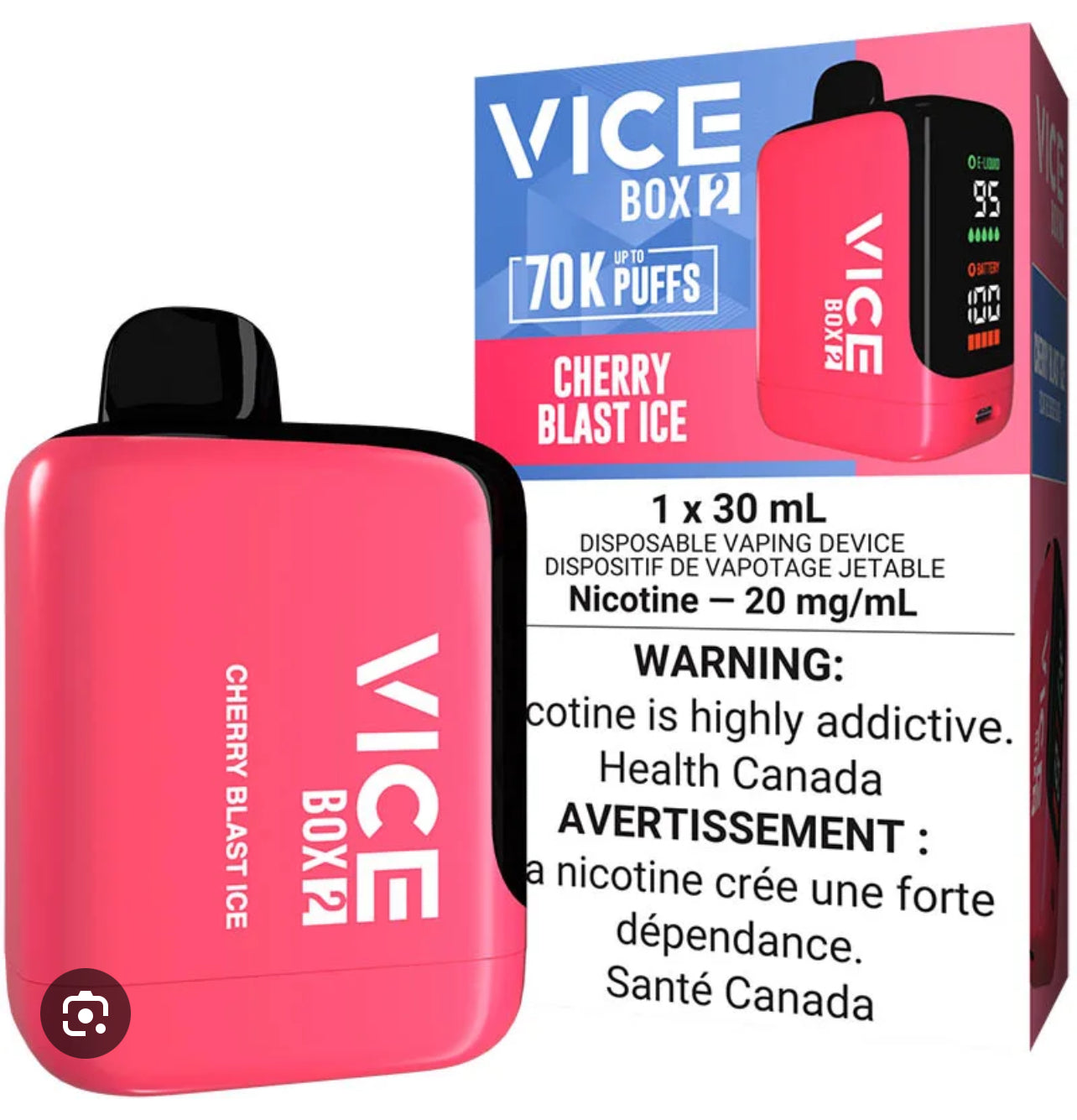 VICE BOX 2 - 70 K - Disposable vape -