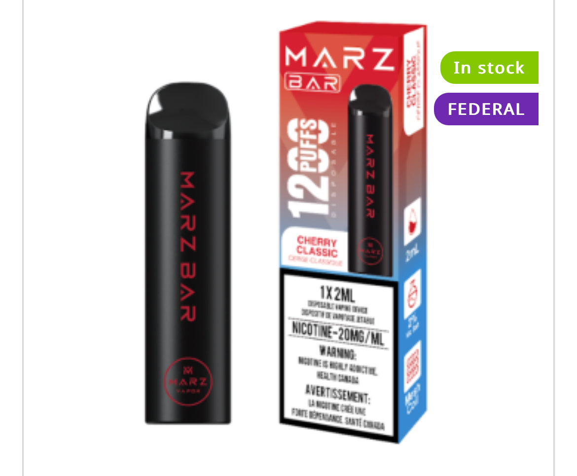 MARZ BAR -1200 PUFFS  Vapor Head Halifax
