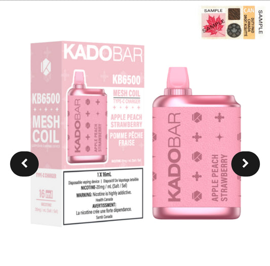 KADO DISPOSALS 6500 Puffs SPECIAL PRICE!!!!!