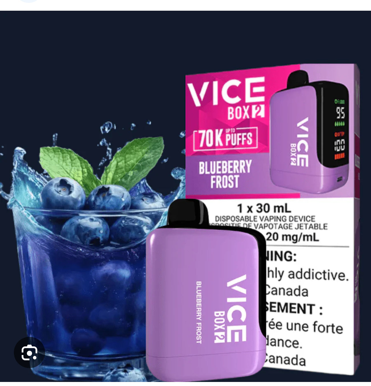 VICE BOX 2 - 70 K - Disposable vape -