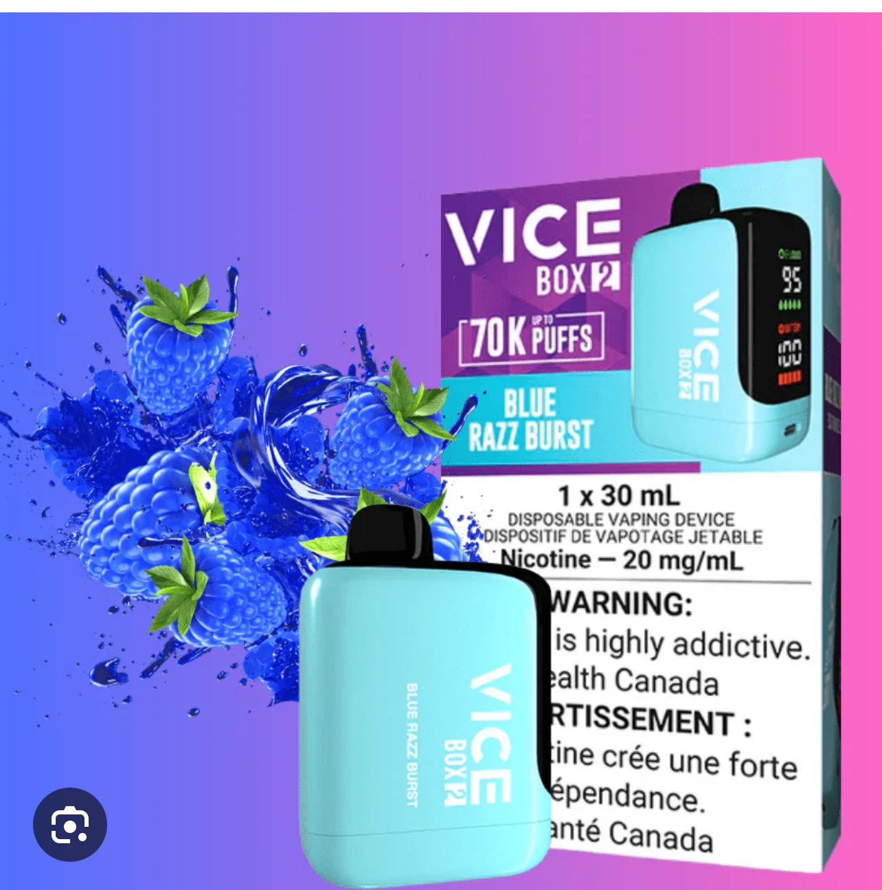 VICE BOX 2 - 70 K - Disposable vape -