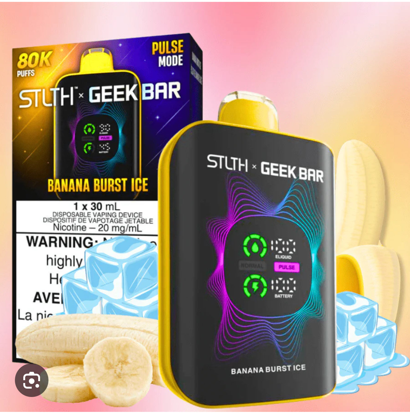 STLTH X GEEK BAR 80K - PUFFS, NEW!!!!
