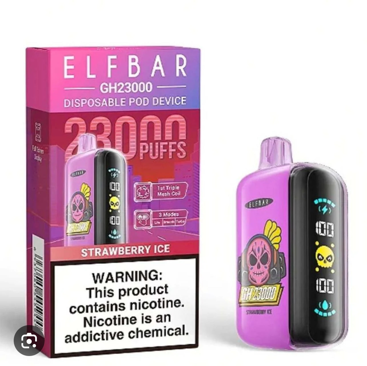 ELF BAR GH 23000 puffs -SYNTHETIC 50 (NEW!!)