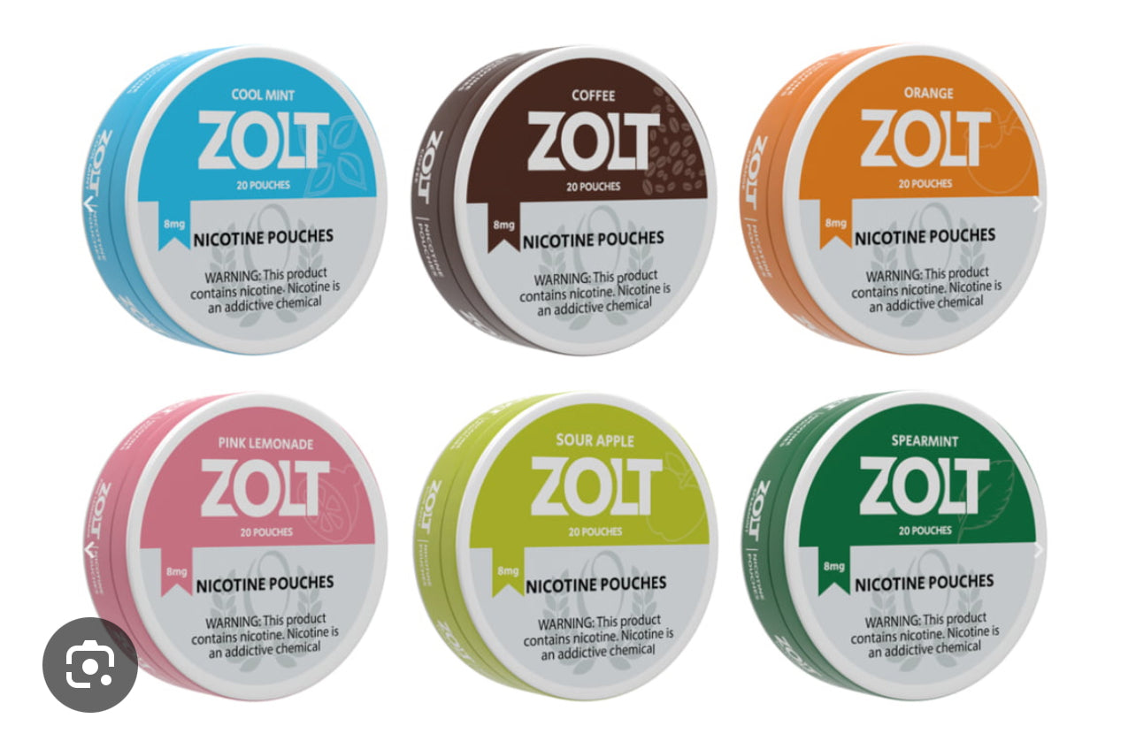 ZOLT NICOTINE POUCHES (NEW)