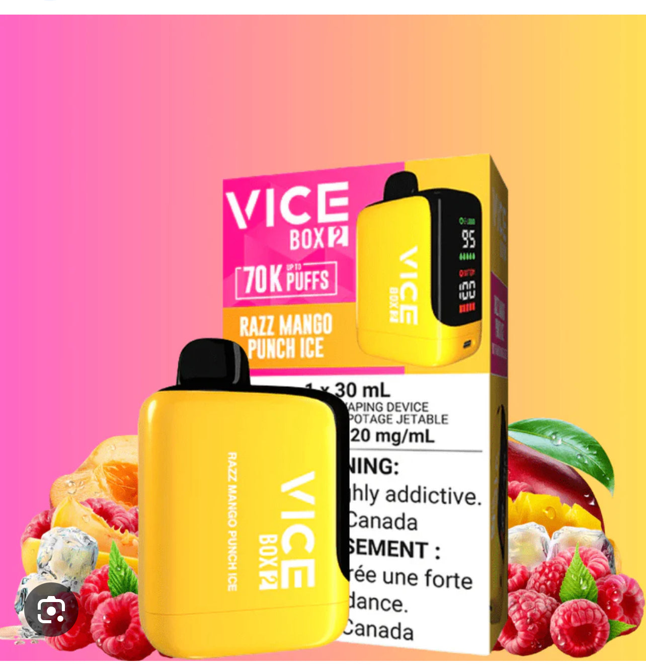 VICE BOX 2 - 70 K - Disposable vape -