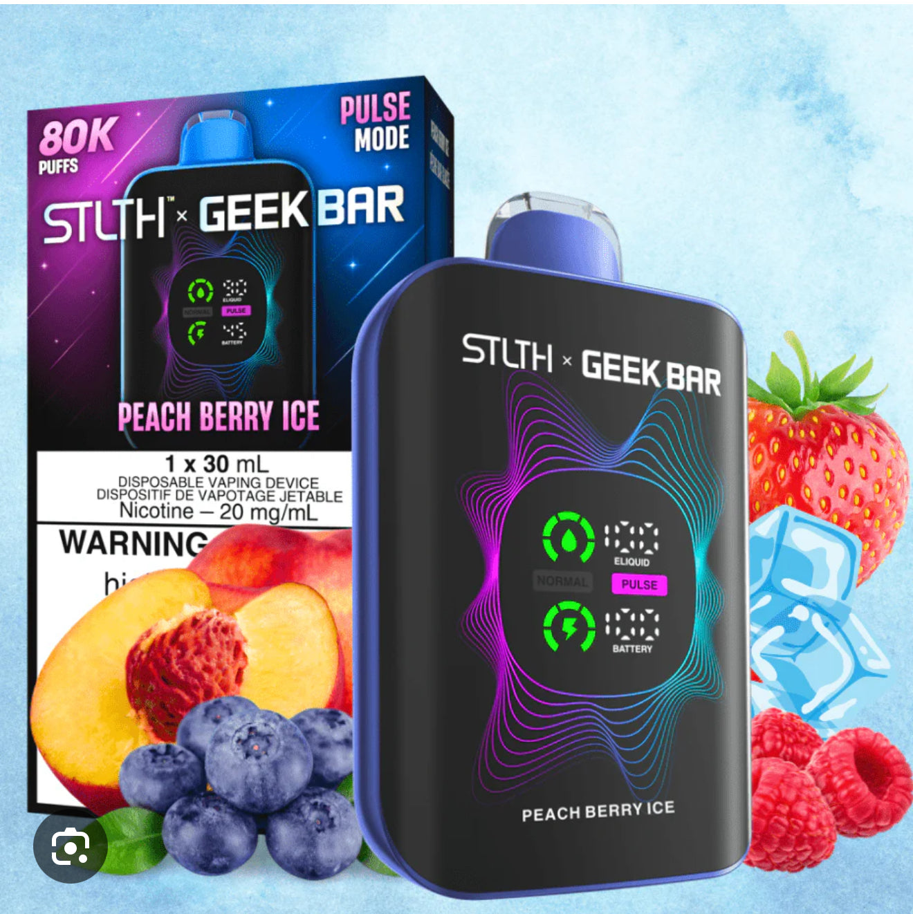 STLTH X GEEK BAR 80K - PUFFS, NEW!!!!