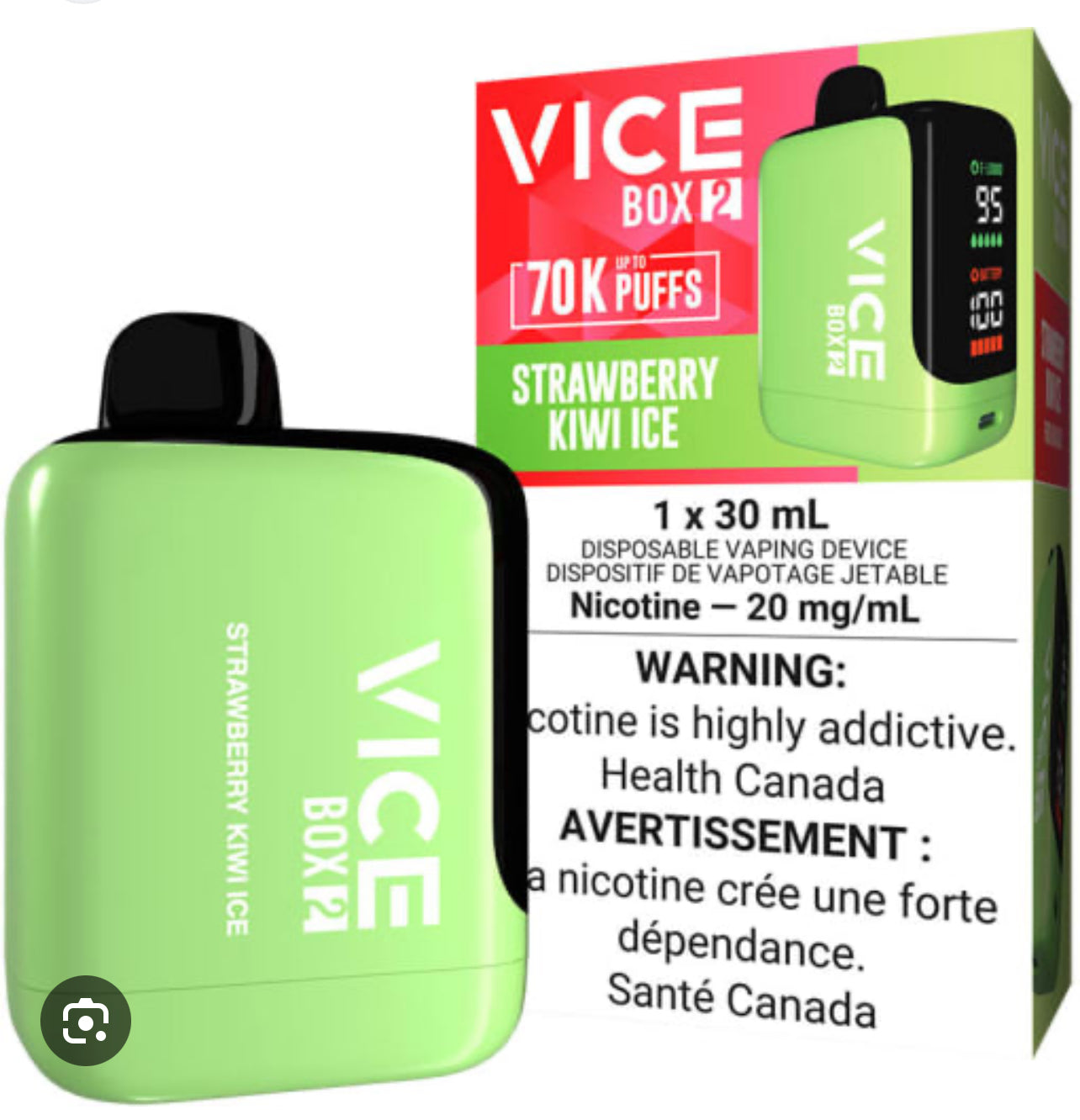 VICE BOX 2 - 70 K - Disposable vape -