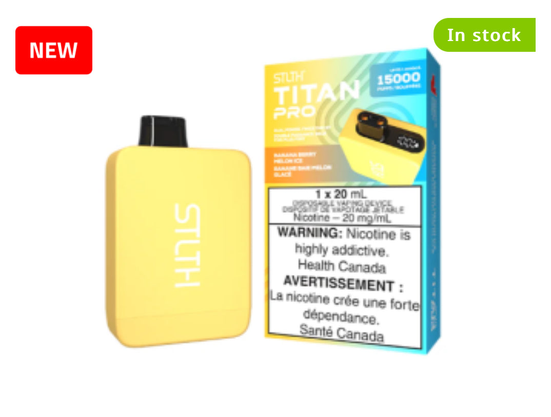 STLTH TITAN PRO -15000 Puffs (disposable vape)