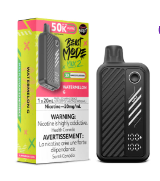FLAVOUR BEAST BEAST MODE MAX 2 DISPOSABLE VAPE- 50K