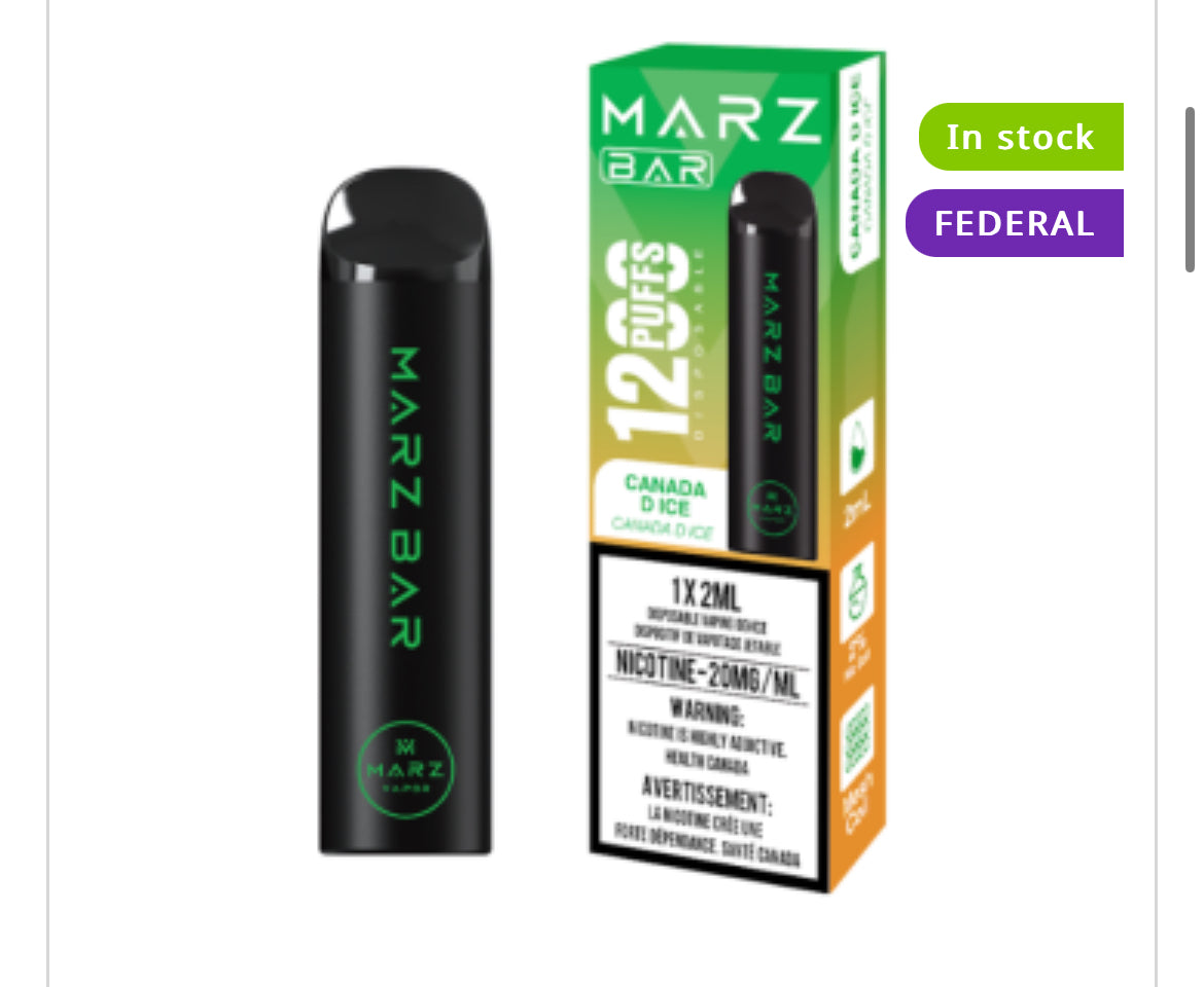 MARZ BAR -1200 PUFFS