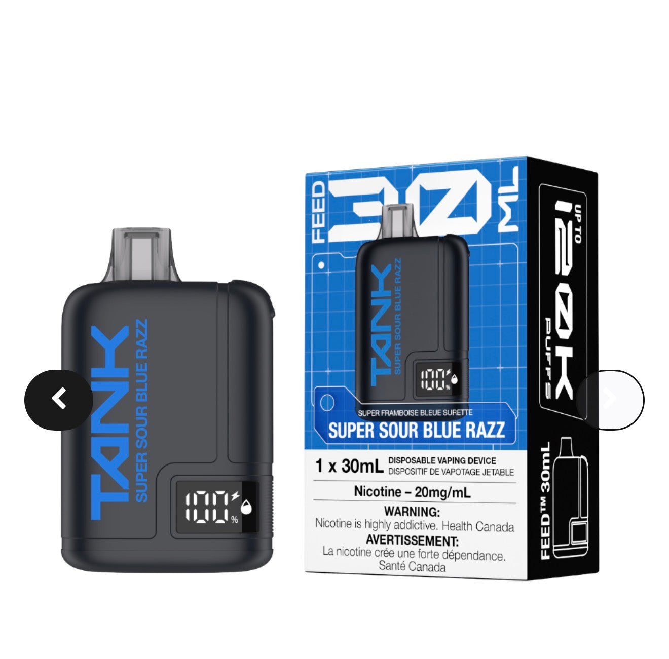 FEED Tank 120K Disposable Vape
