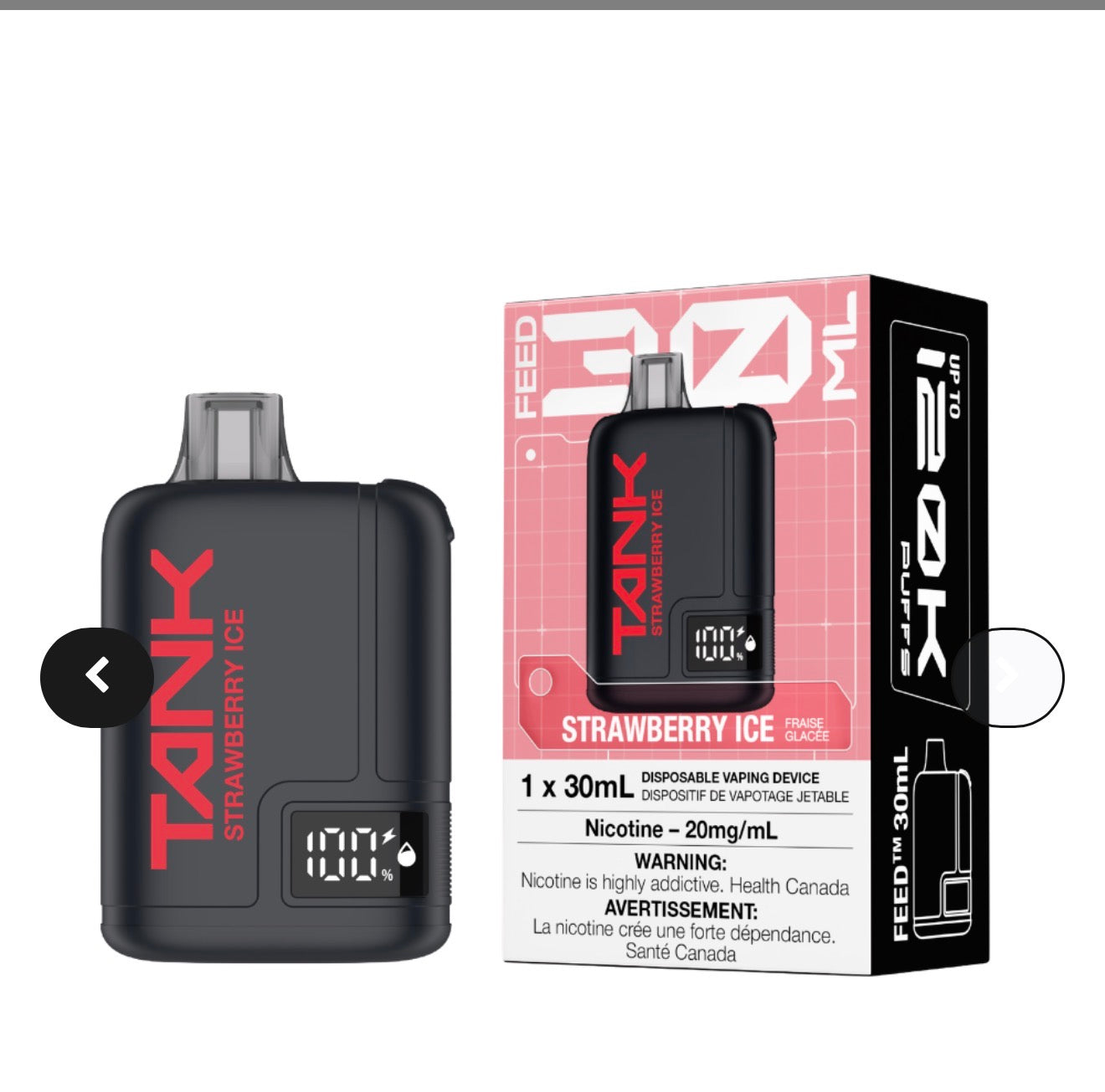 FEED Tank 120K Disposable Vape
