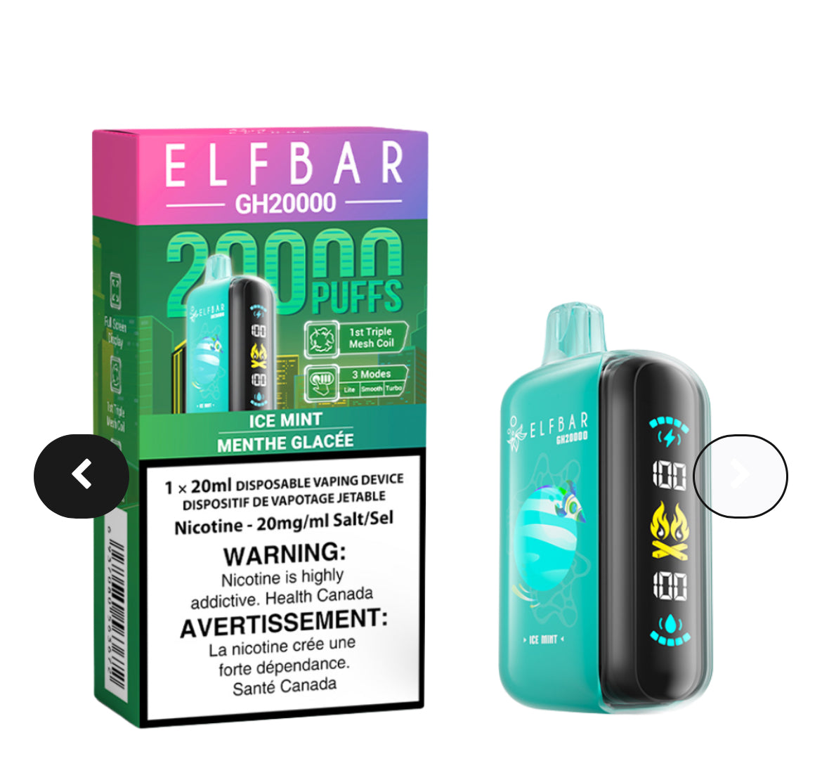 ELF BAR GH 20000 puffs (NEW!!)