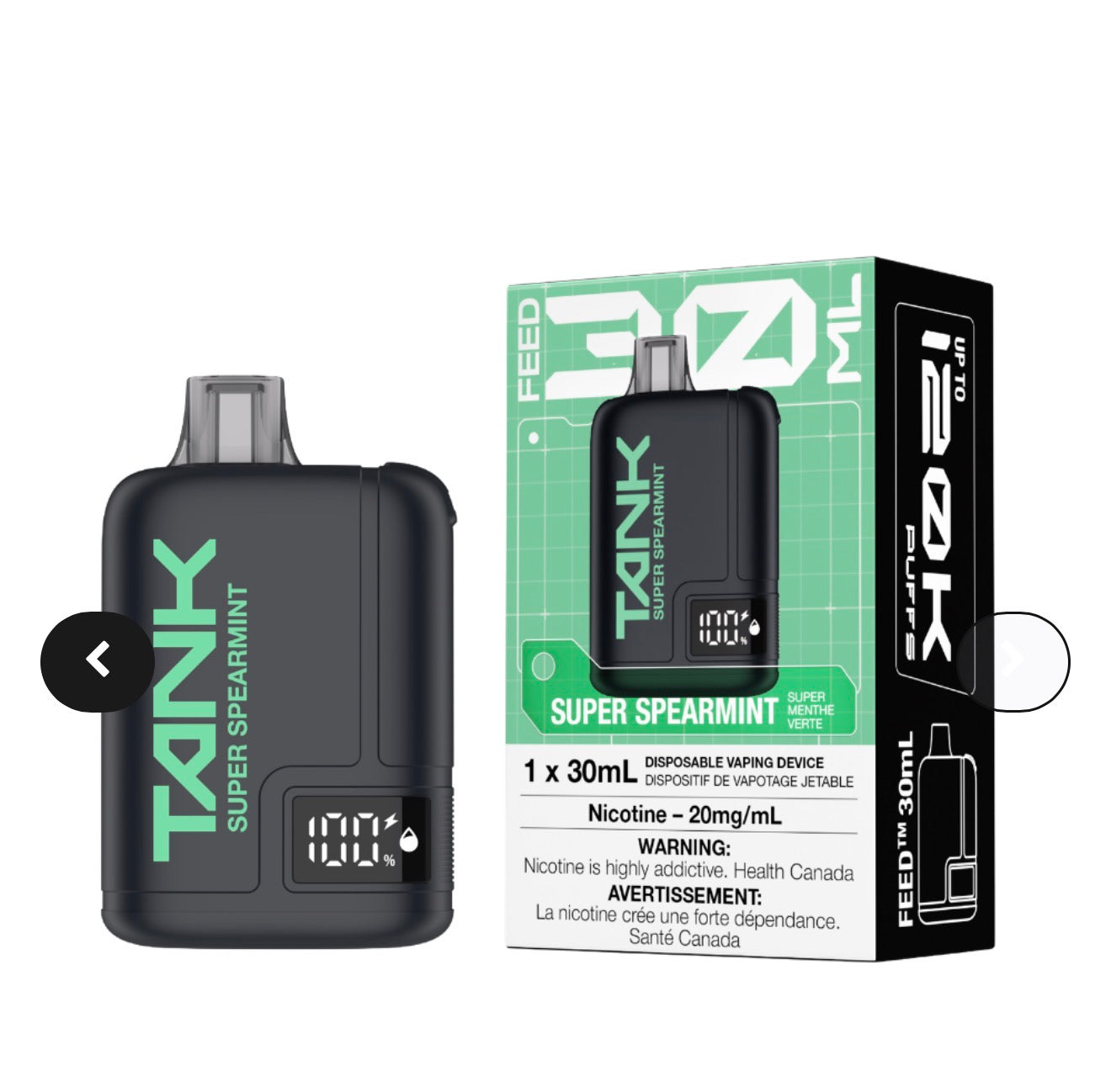 FEED Tank 120K Disposable Vape