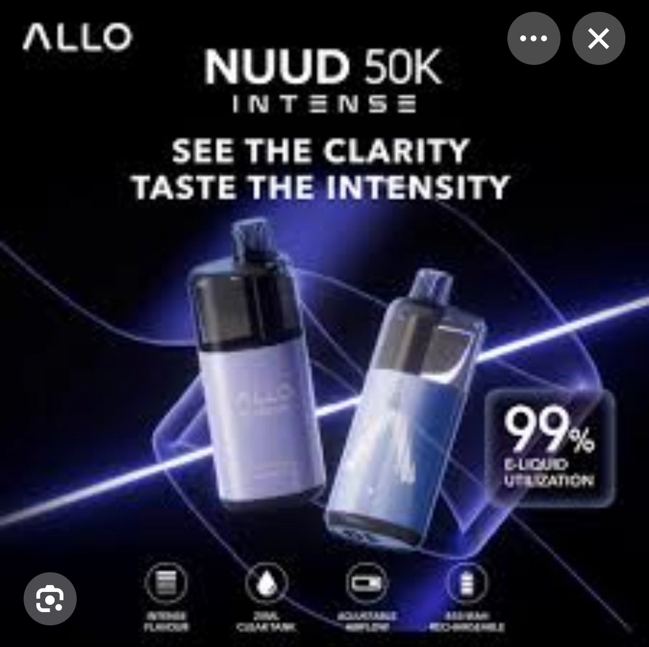 ALLO NUUD 50K - DISPOSABLE VAPE NEW!!!