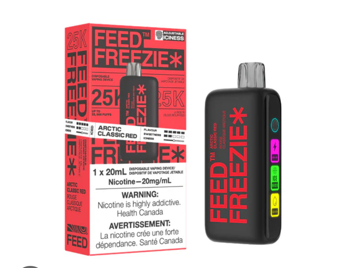 FEED FREEZIE 25000 PUFFS DISPOSABLE VAPE