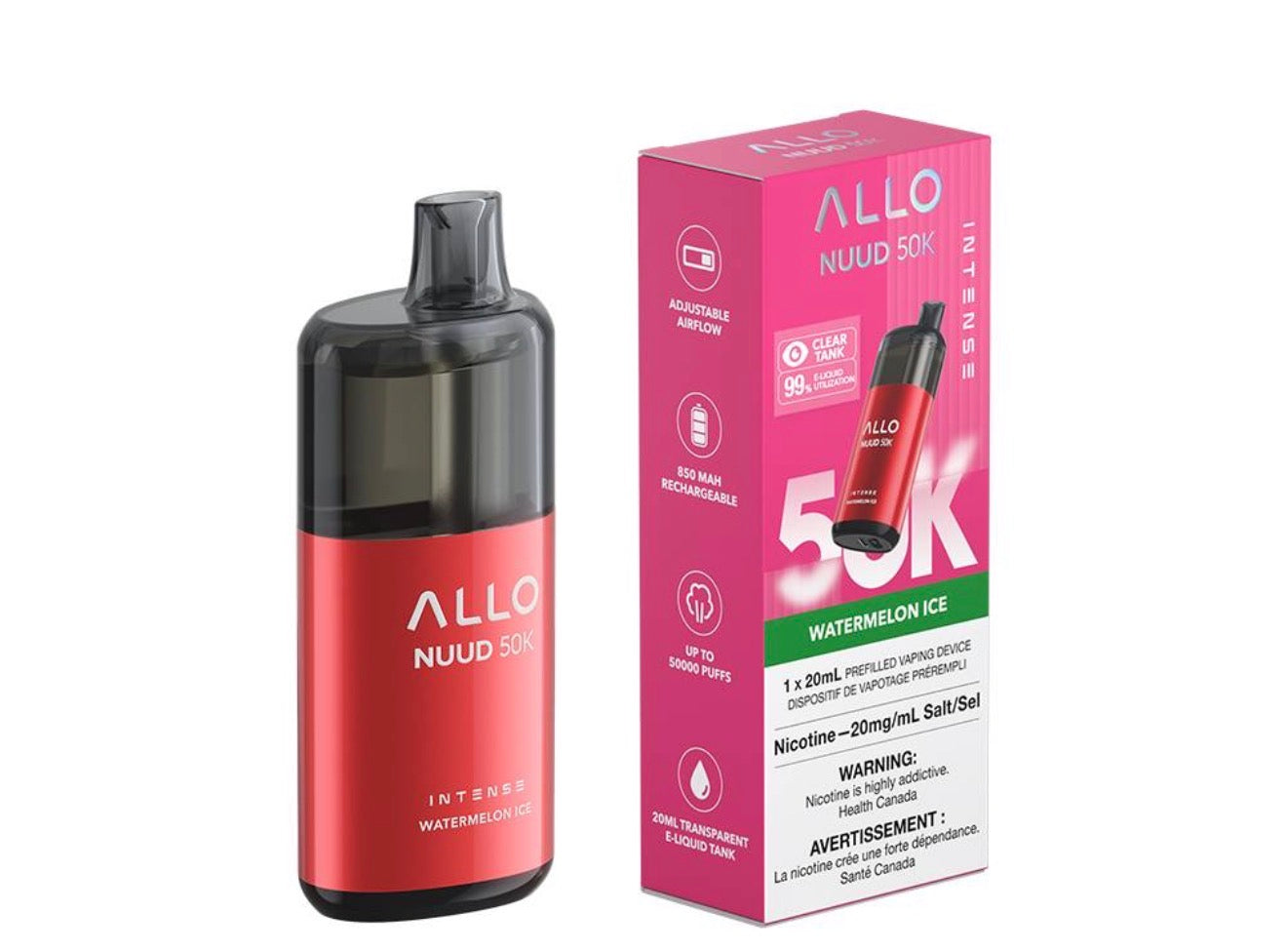 ALLO NUUD 50K - DISPOSABLE VAPE NEW!!!