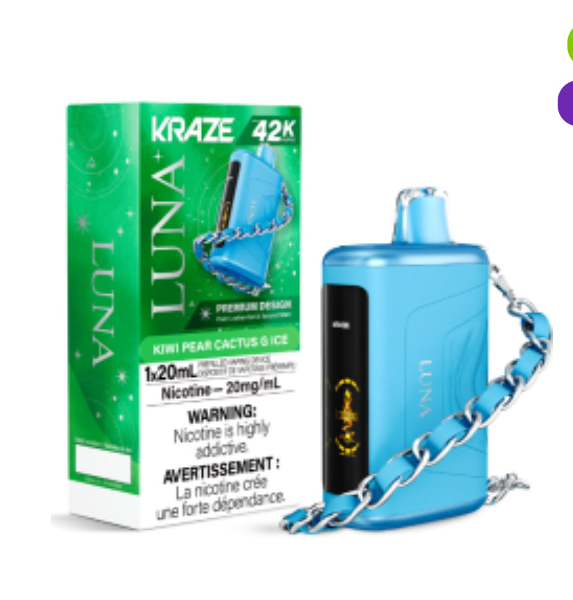 KRAZE 42000 Puffs LUNA - DISPOSABLE VAPE