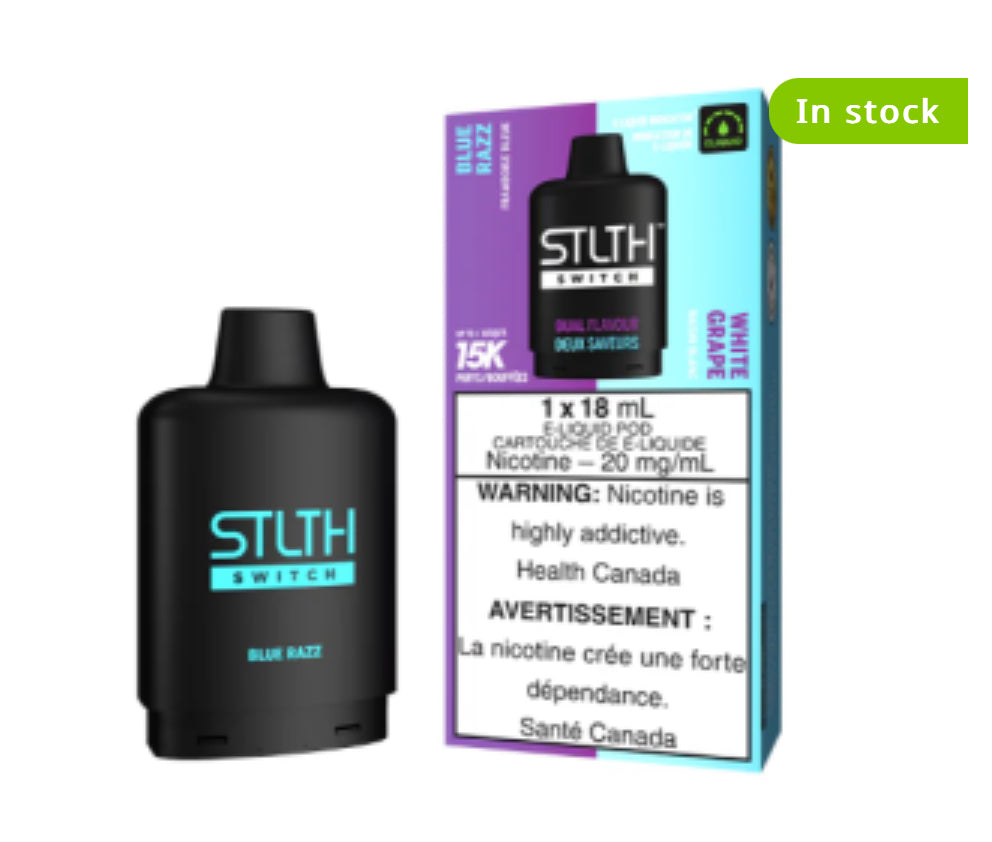 STLTH LOOP SWITCH PODS ONLY (UP TO 15K PUFFS) NEW!!!