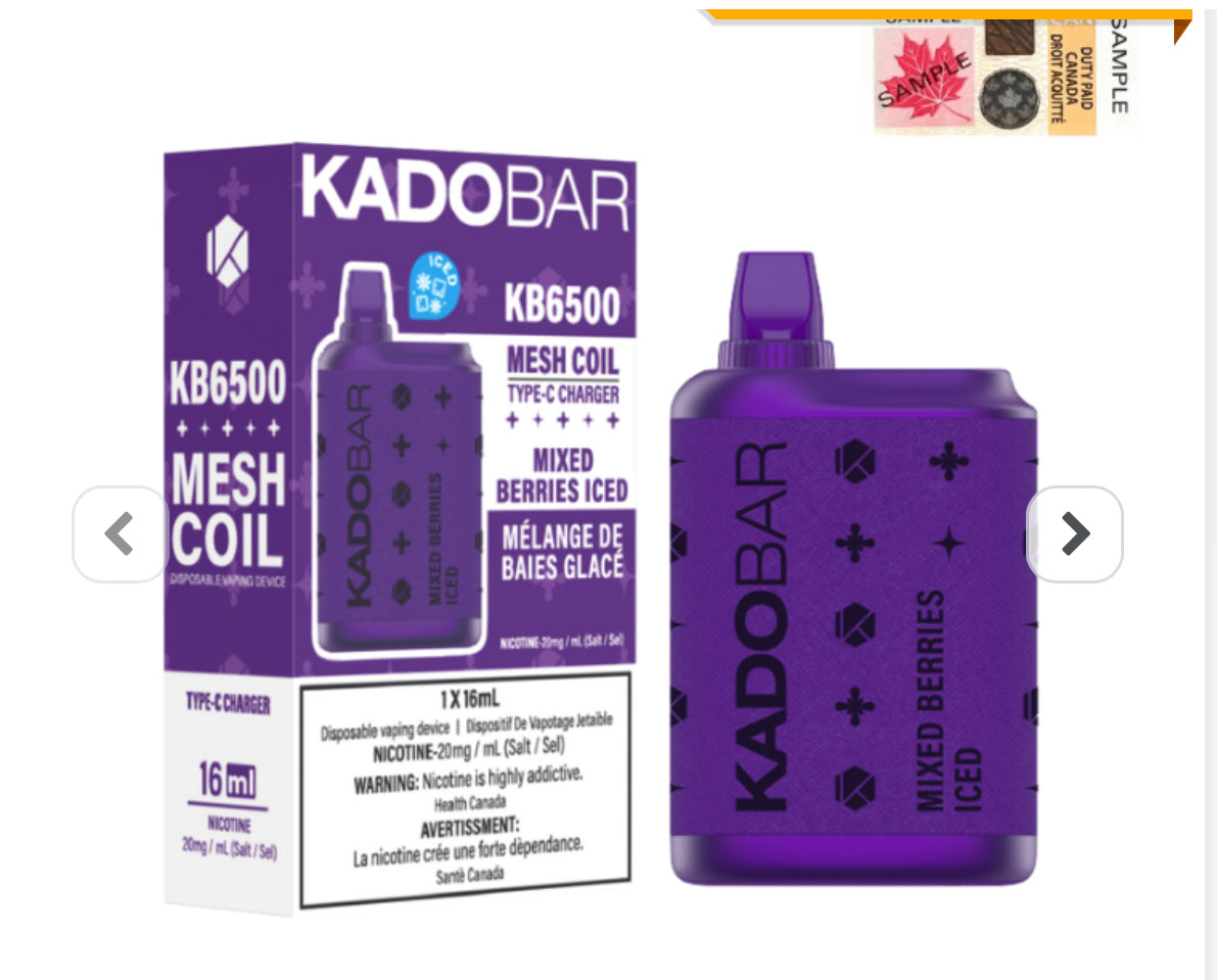 KADO DISPOSALS 6500 Puffs SPECIAL PRICE!!!!!
