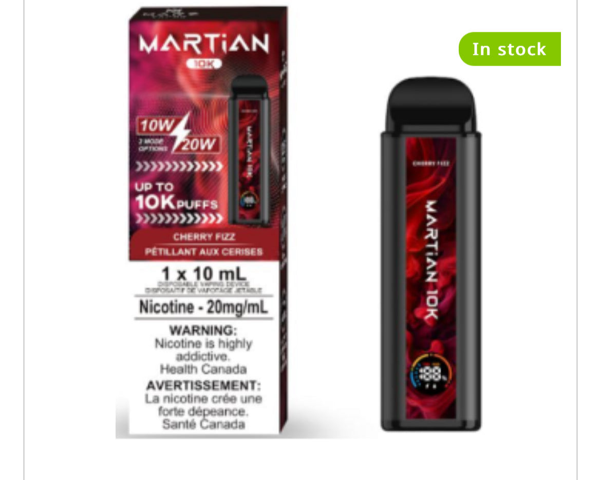 MRTIAN DISPOSABLE VAPE 10000 PUFFS - NEW!!!!