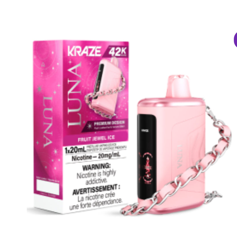 KRAZE 42000 Puffs LUNA - DISPOSABLE VAPE