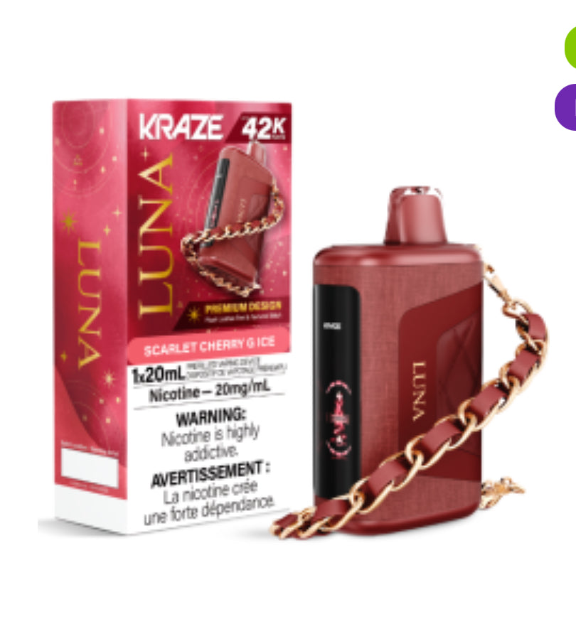 KRAZE 42000 Puffs LUNA - DISPOSABLE VAPE