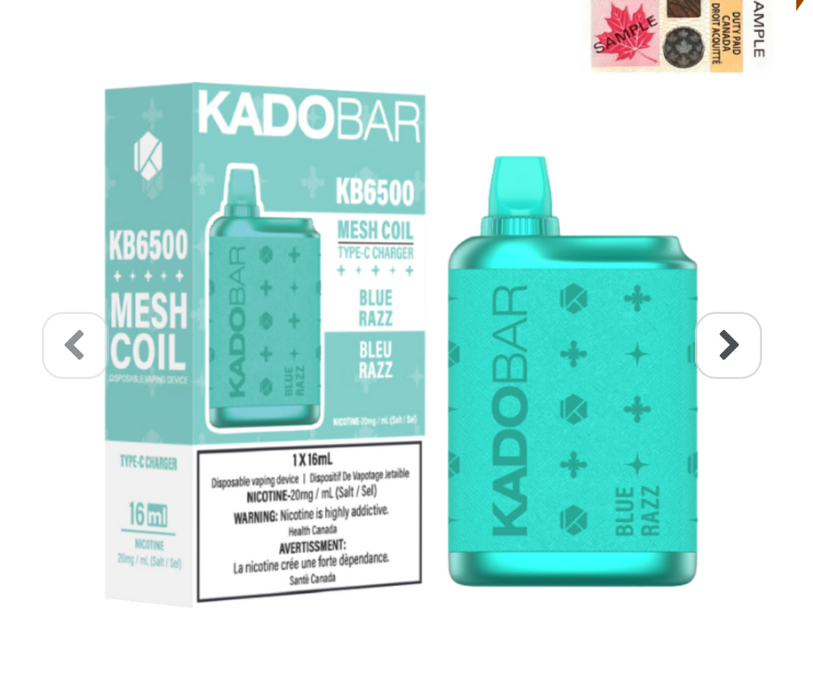 KADO DISPOSALS 6500 Puffs SPECIAL PRICE!!!!!