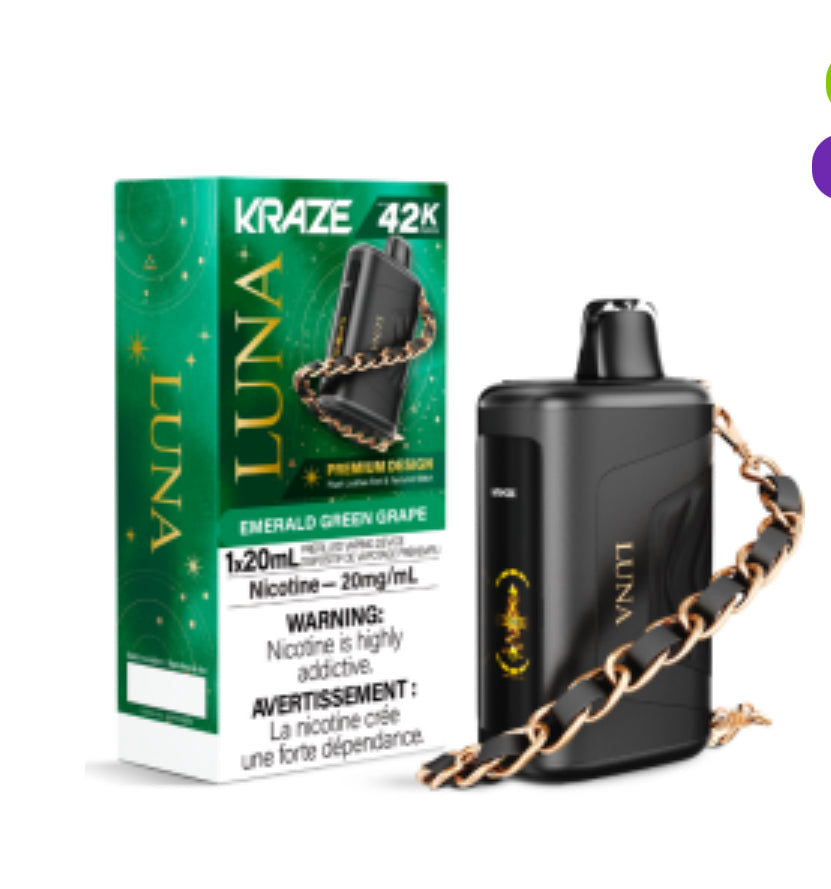 KRAZE 42000 Puffs LUNA - DISPOSABLE VAPE