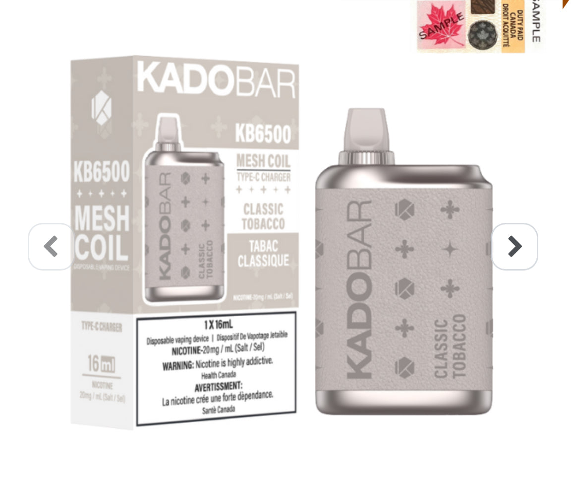 KADO DISPOSALS 6500 Puffs SPECIAL PRICE!!!!!
