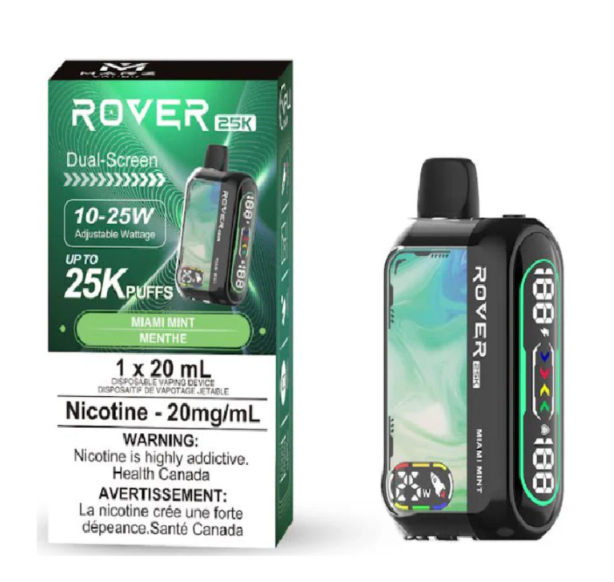 MARZ ROVER 25K PUFF REGULAR AND S50 SYNTHETIC DISPOSABLE VAPE 20ML