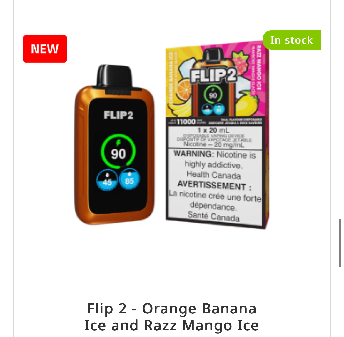 FLIP 2 - 11000 PUFFS (NEW)