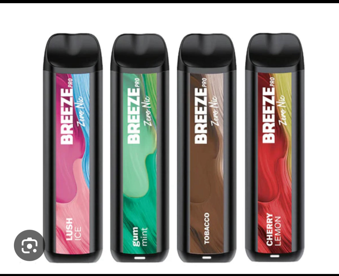 CLEARENCE!!!                Breeze Pro Disposable (ZERO NIC)