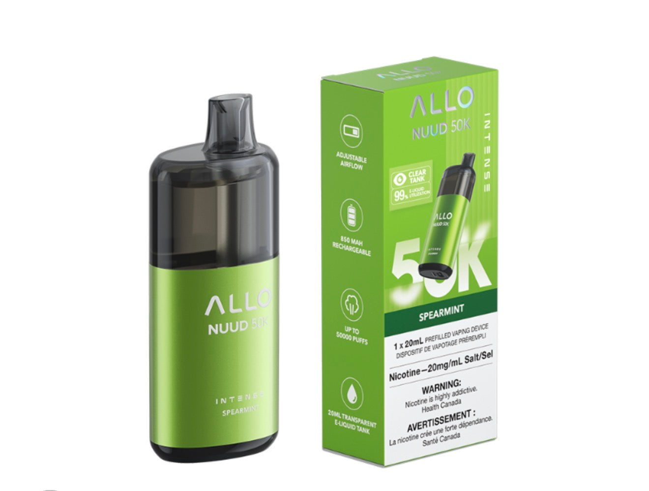 ALLO NUUD 50K - DISPOSABLE VAPE NEW!!!