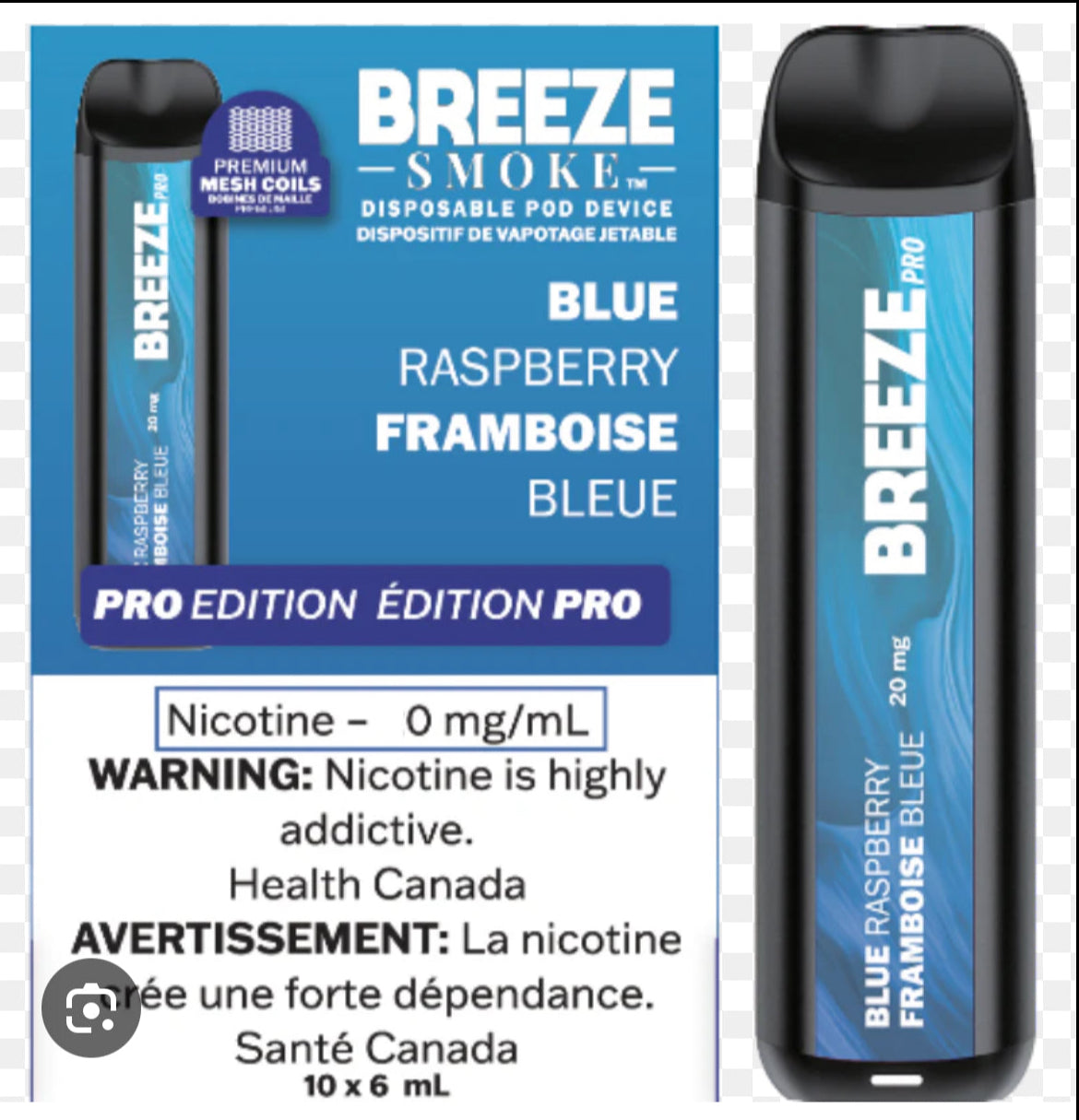 CLEARENCE!!!                Breeze Pro Disposable (ZERO NIC)