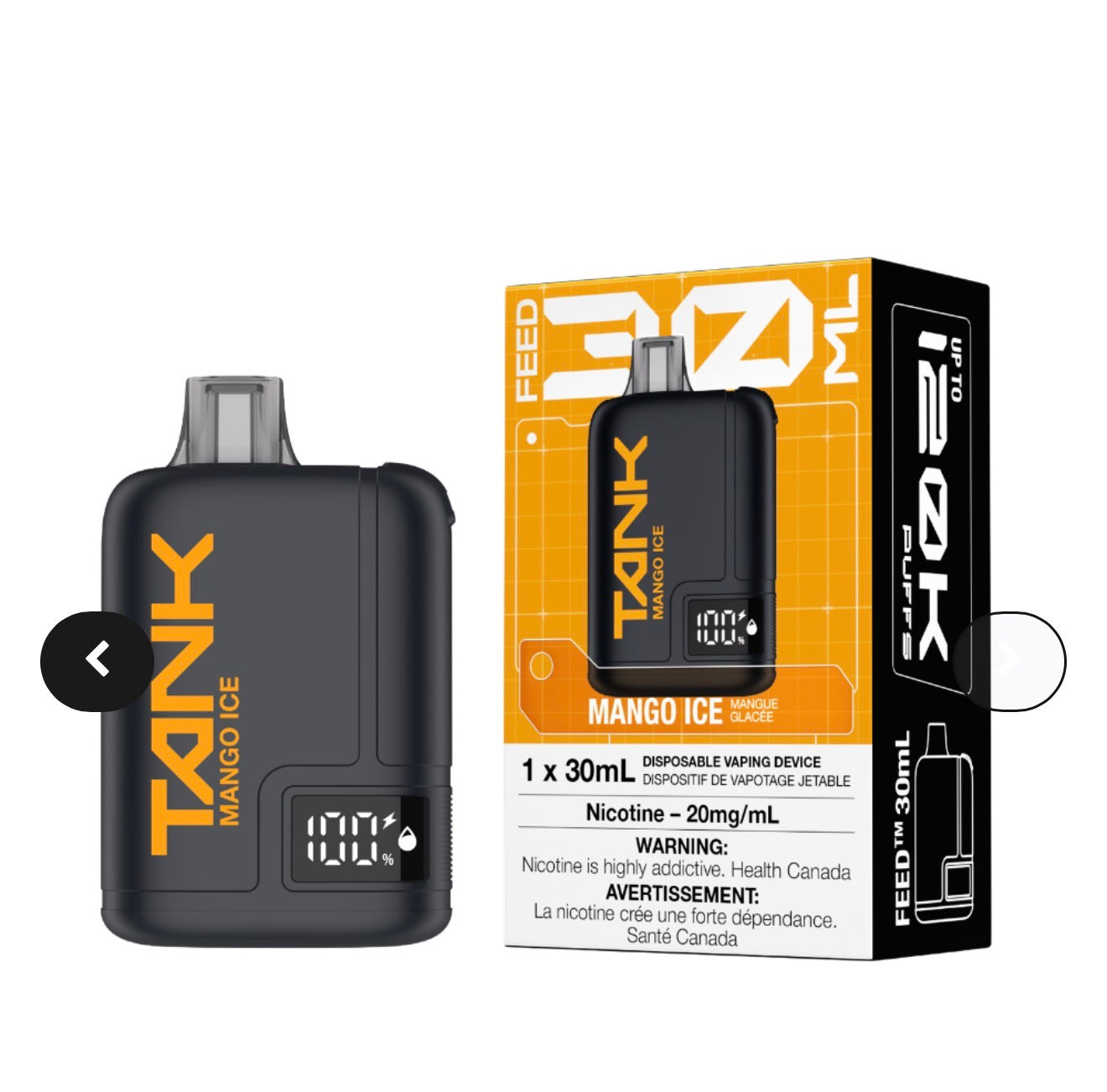 FEED Tank 120K Disposable Vape