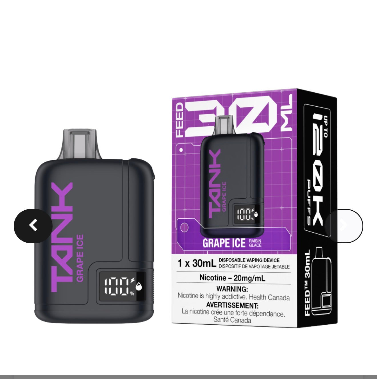 FEED Tank 120K Disposable Vape