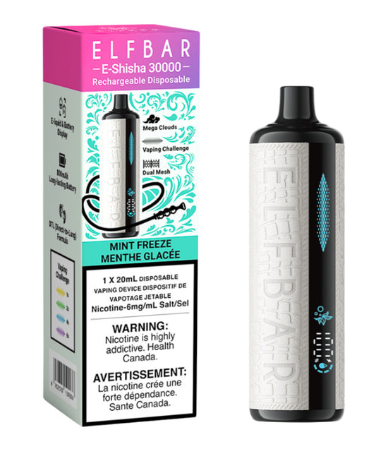 ELF BAR -E-SHISHA 30000 puffs , New!!!!