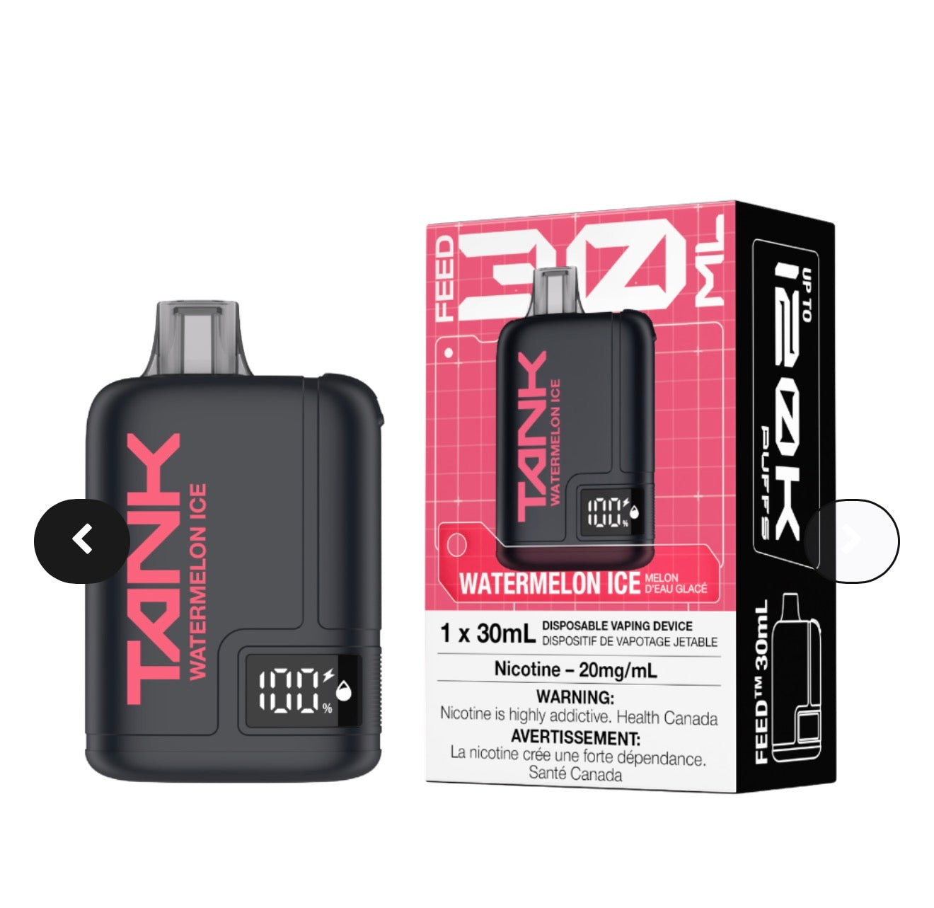 FEED Tank 120K Disposable Vape