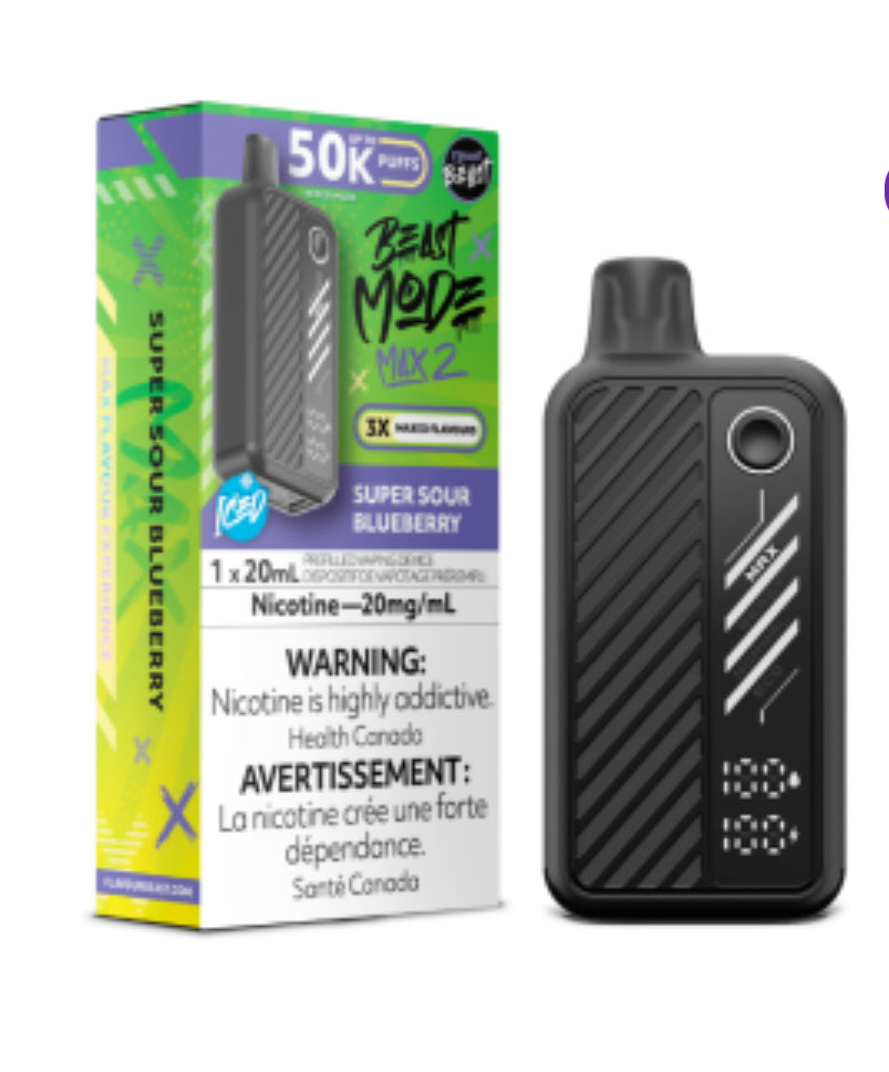 FLAVOUR BEAST BEAST MODE MAX 2 DISPOSABLE VAPE- 50K